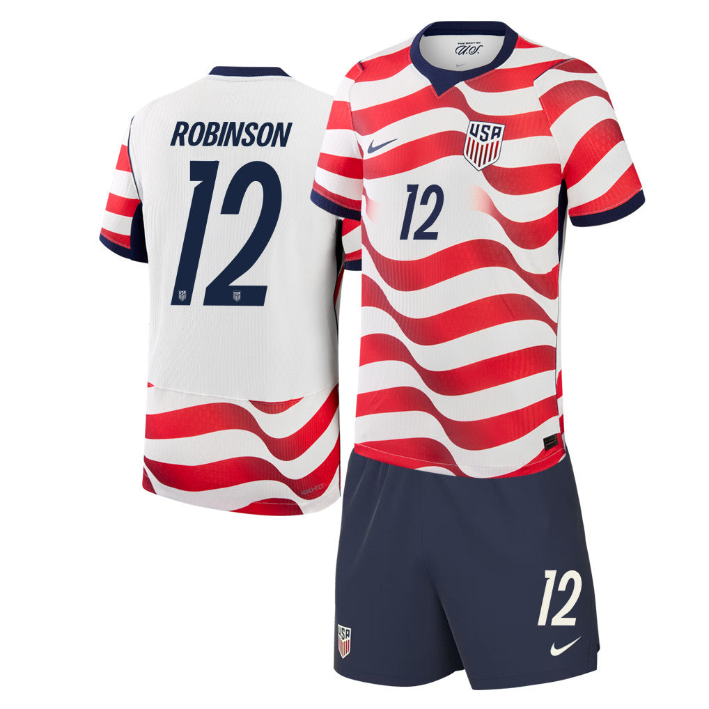 Miles Robinson 12 USMNT 2026 Home Men Jersey & Shorts Set