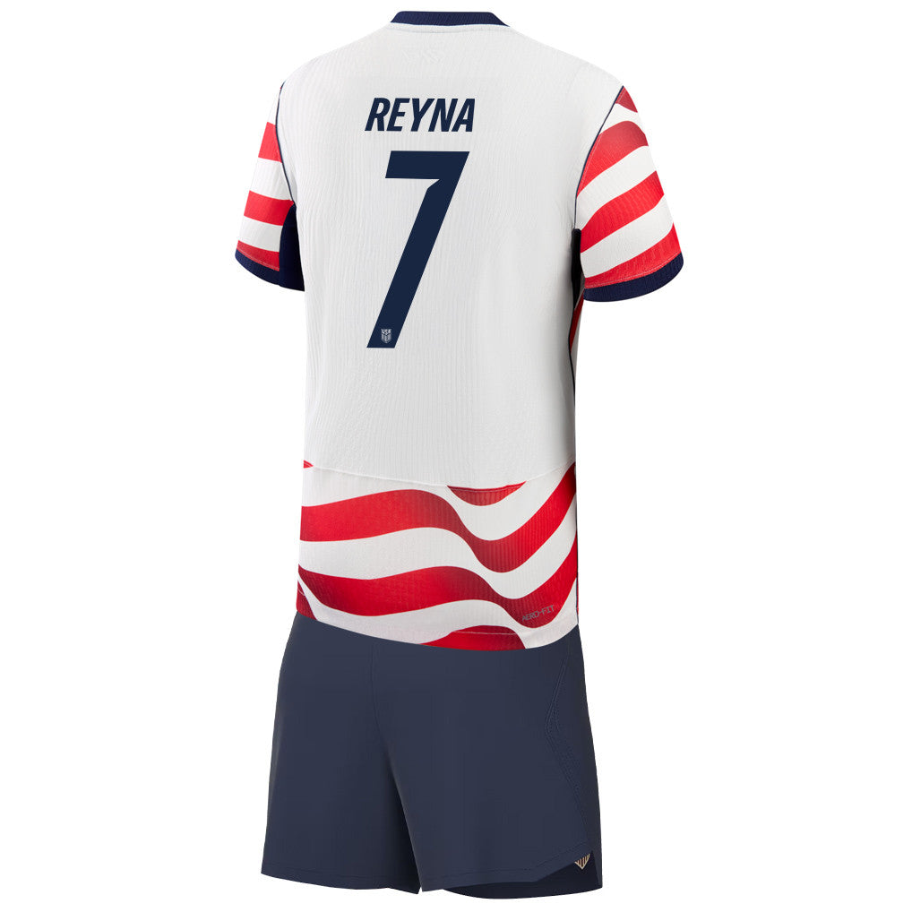 Giovanni Reyna 7 USMNT 2026 Home Men Jersey & Shorts Set
