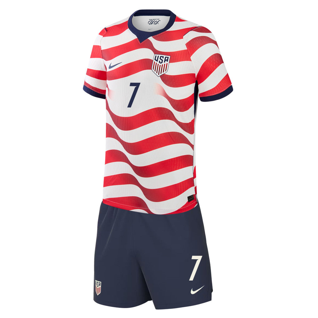 Giovanni Reyna 7 USMNT 2026 Home Men Jersey & Shorts Set