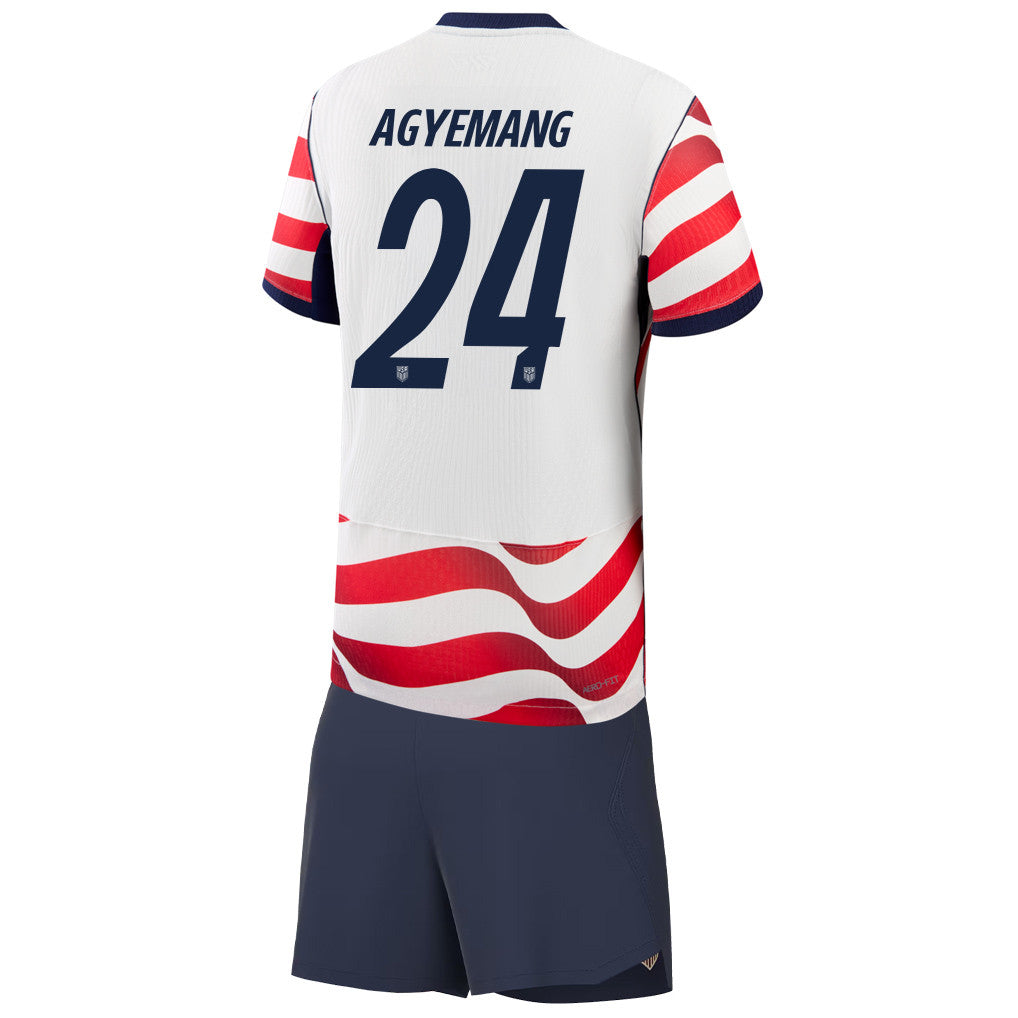 Patrick Agyemang 24 USMNT 2026 Home Men Jersey & Shorts Set