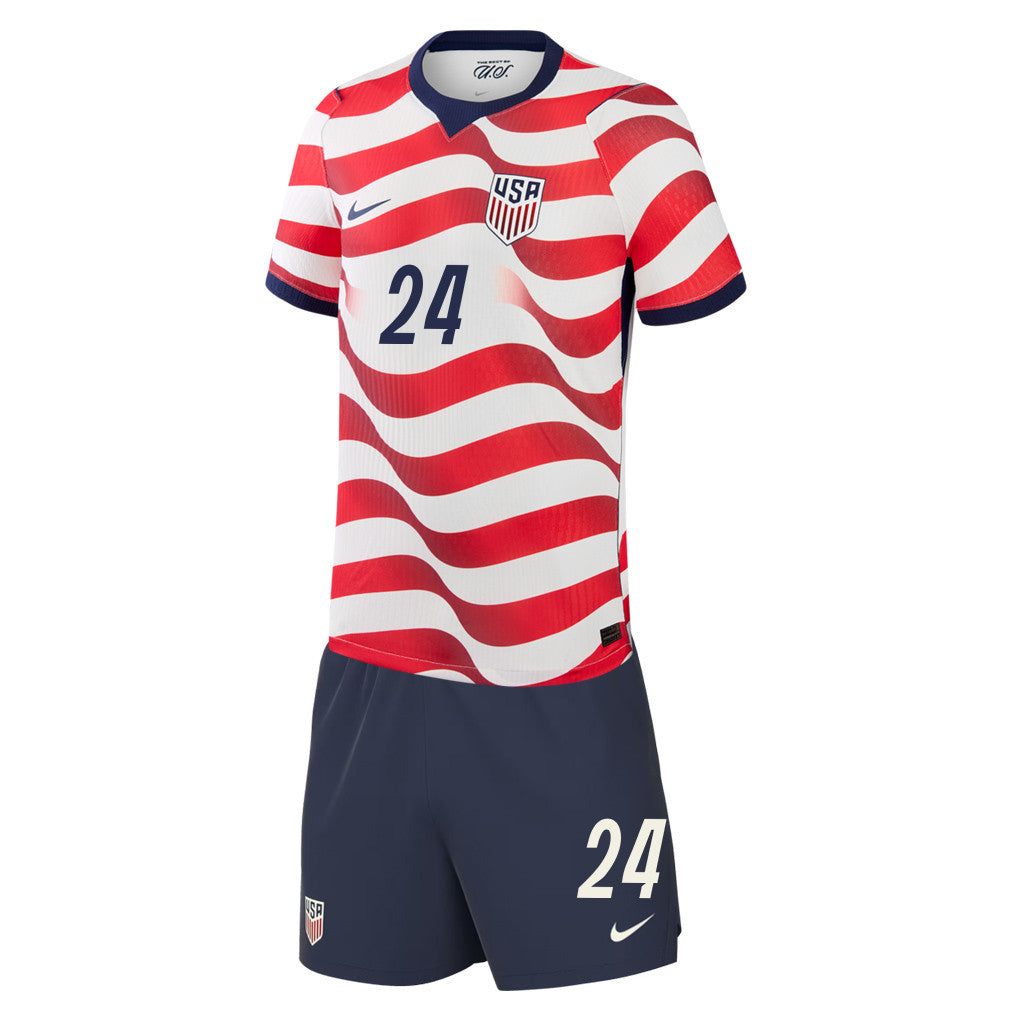 Patrick Agyemang 24 USMNT 2026 Home Men Jersey & Shorts Set