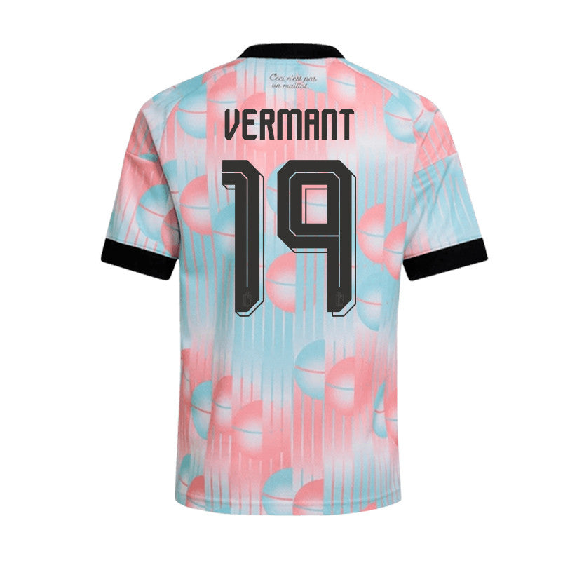 Romeo Vermant 19 Belgium 2026 YOUTH Away Jersey & Shorts Set - Light Blue