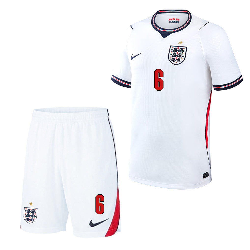 Trevoh Chalobah 6 England 2026 Home Men Jersey & Shorts Set – White
