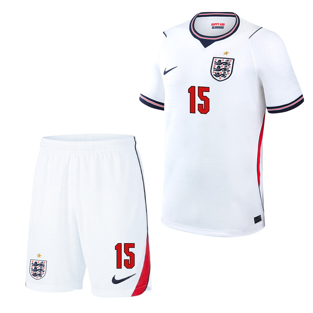 Morgan Rogers 15 England 2026 Home Men Jersey & Shorts Set – White