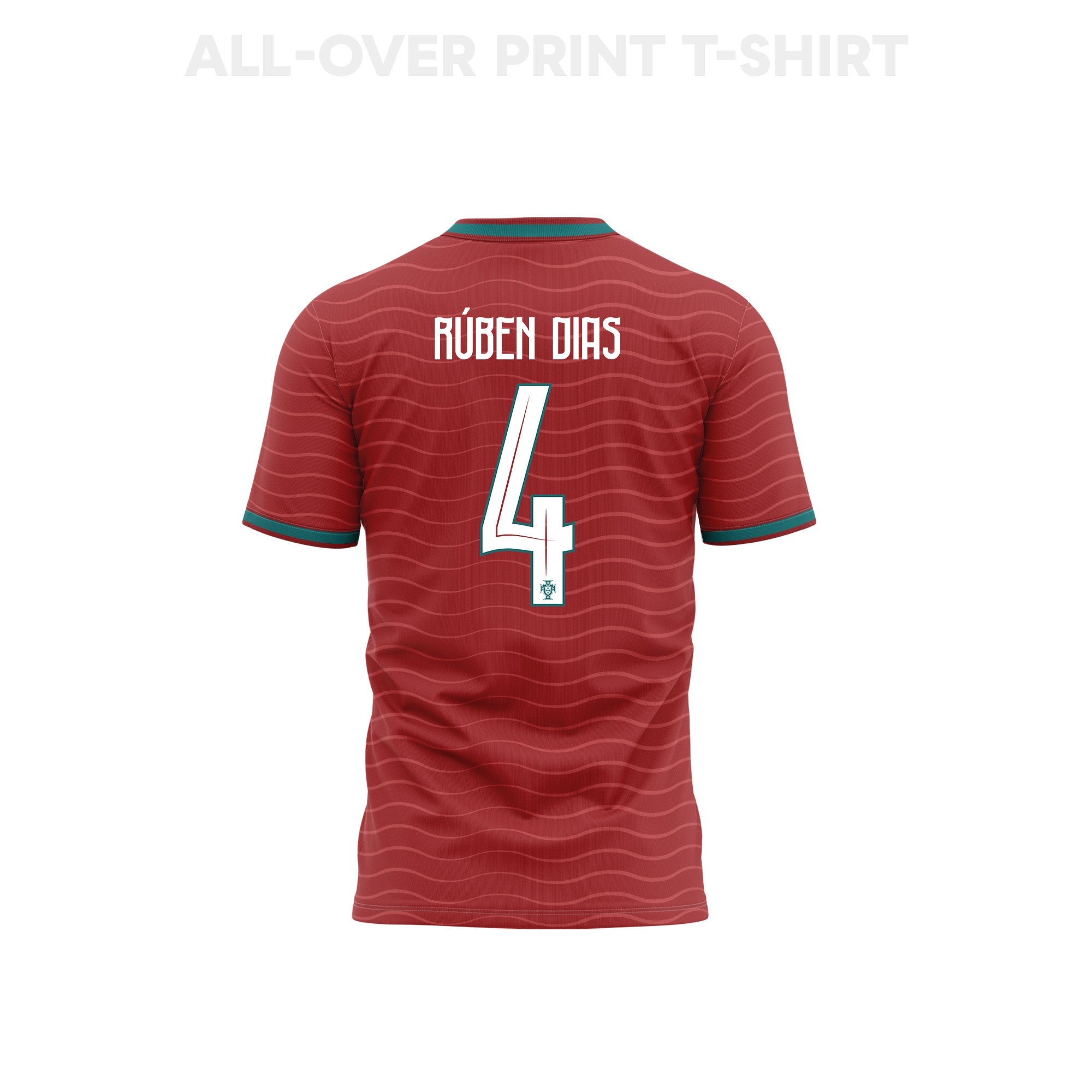 Rúben Dias 4 Portugal 2026 Home 3D T-Shirt Fully Printed – Unisex, Red