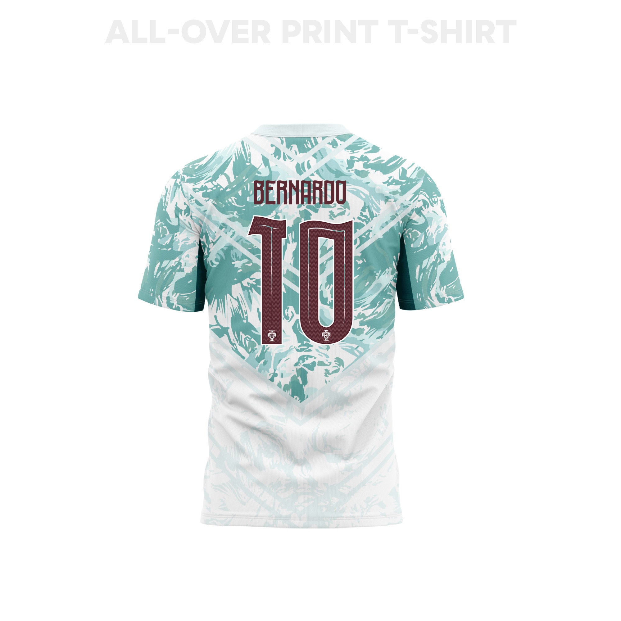 Bernardo Silva 10 Youth Portugal 2026 Away 3D T-shirt Fully Printed – White