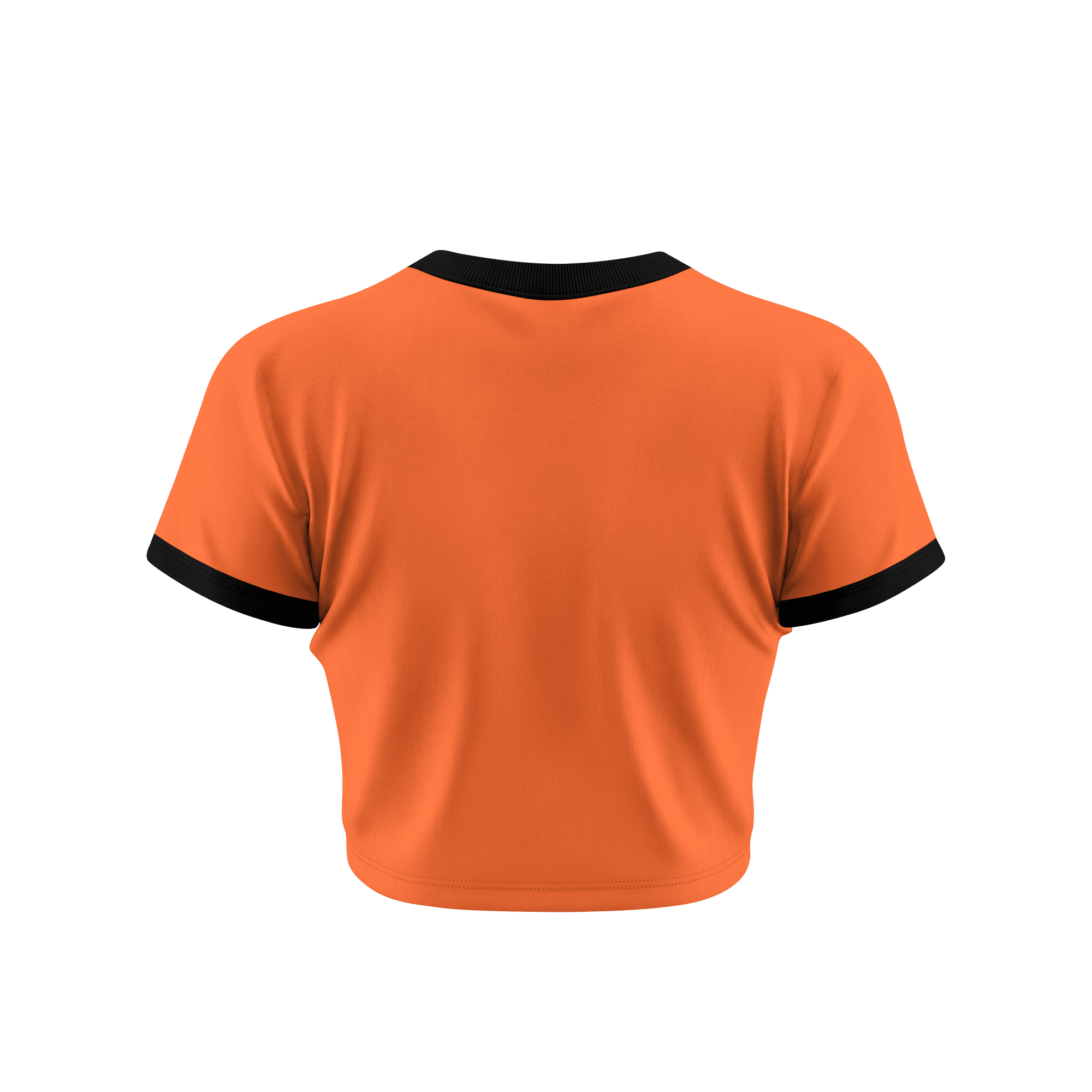 Netherlands 2026 Women's Home All-Over Print Cropped Jersey - Orange