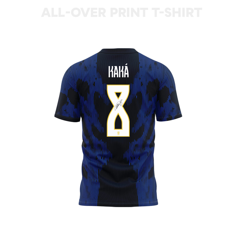 Kaká 8 Youth Brazil 2026 Away 3D T-shirt Fully Printed – Blue
