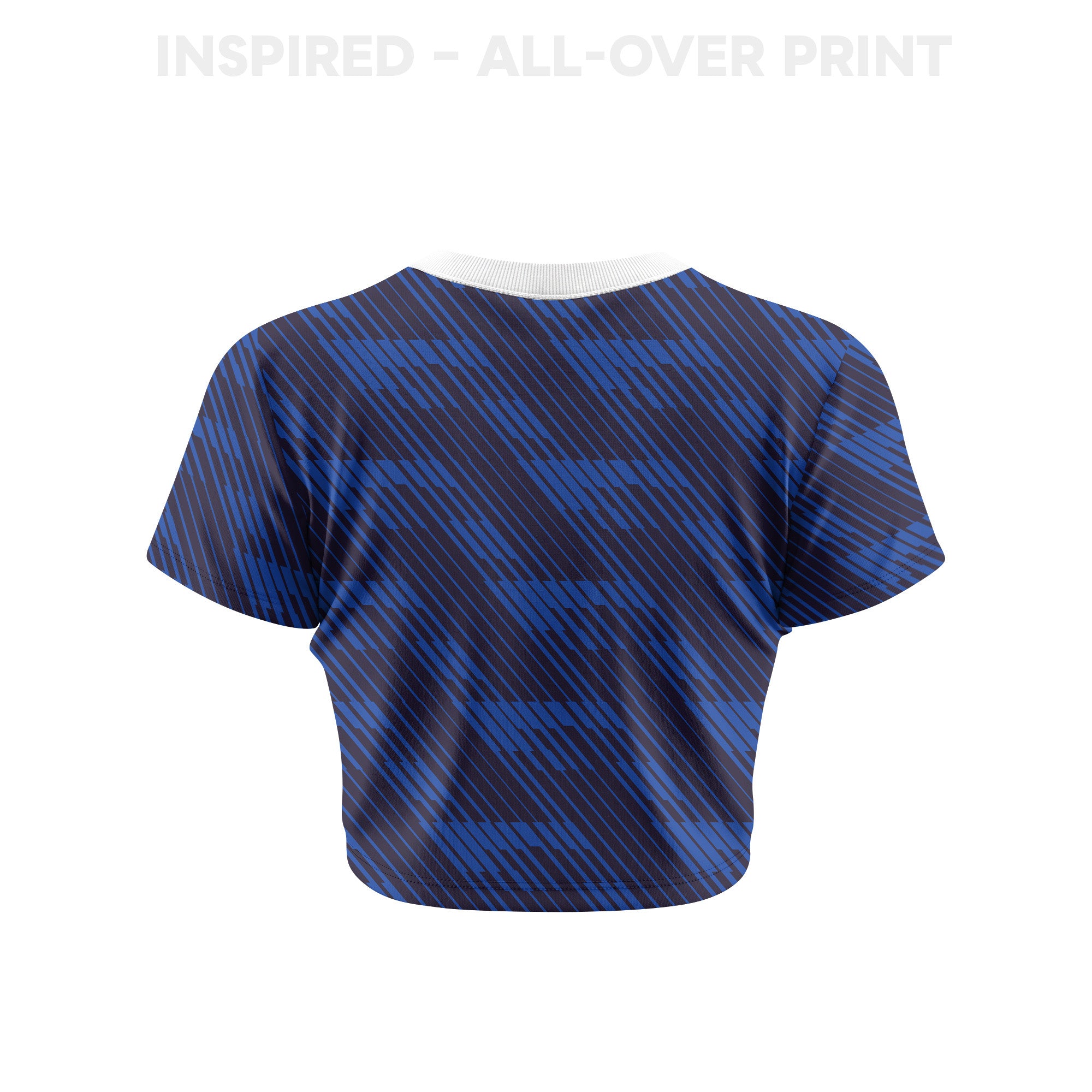 France 2026 Women's Home All-Over Print Cropped Jersey - Blue
