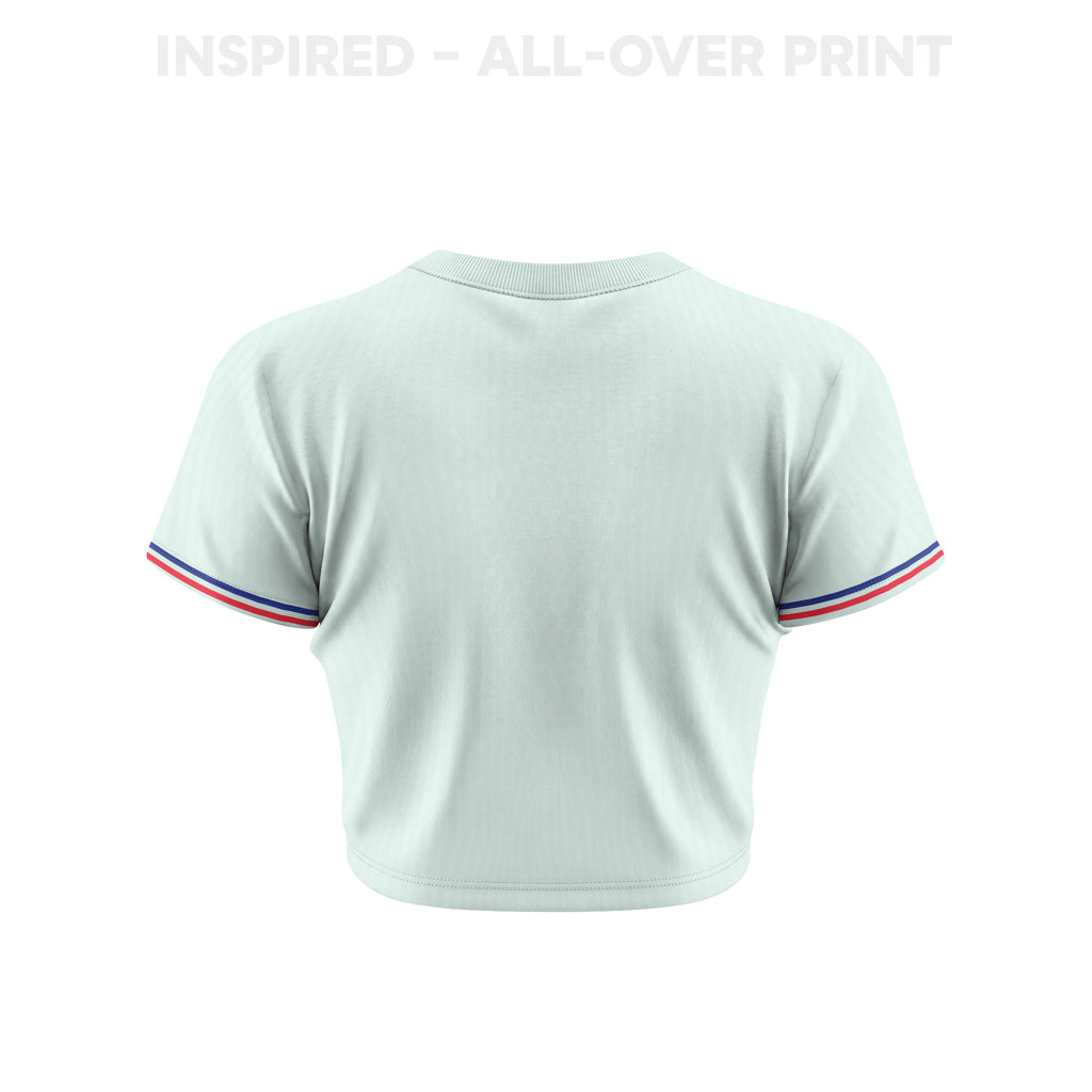 France 2026 Women's Away All-Over Print Cropped Jersey - Green