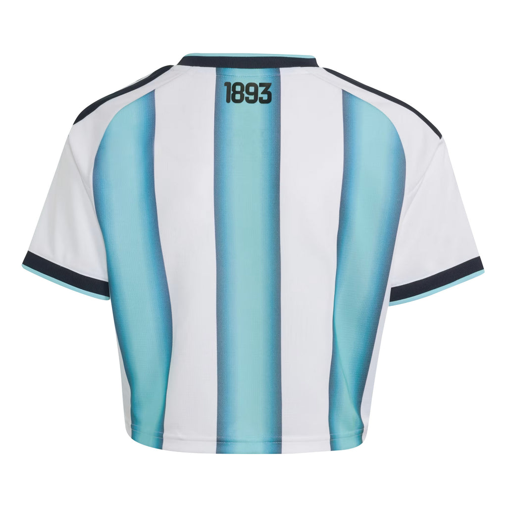 Argentina 2026 Home Women's Cropped Jersey - White