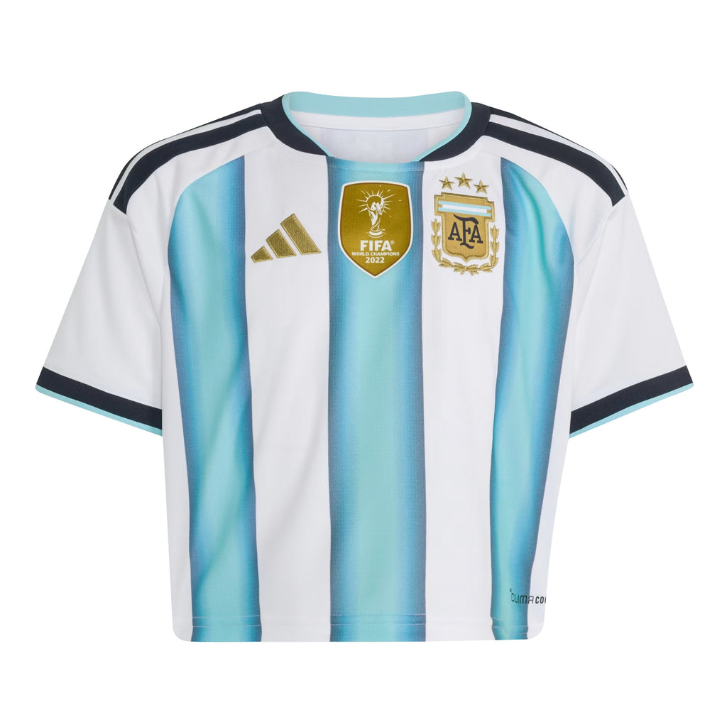 Argentina 2026 Home Women's Cropped Jersey - White