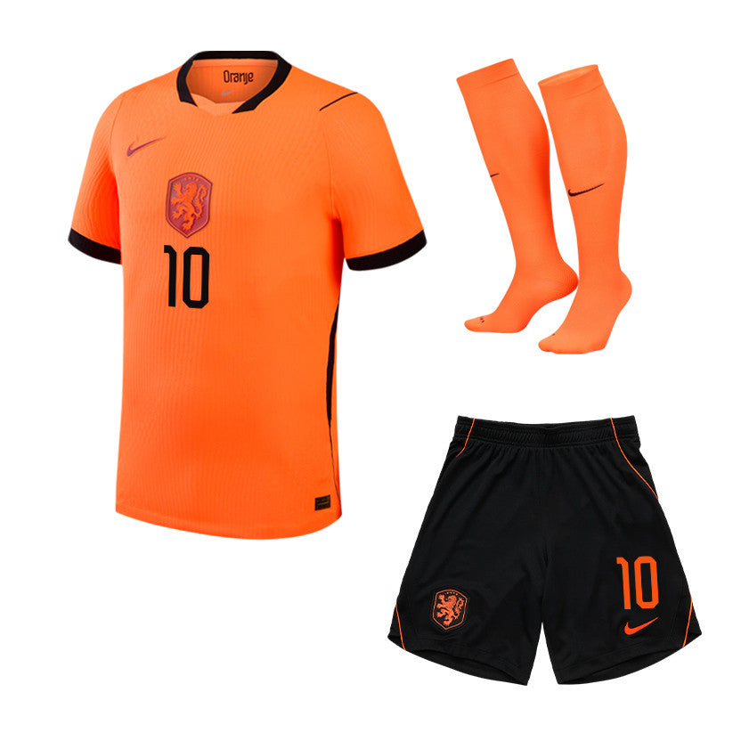 Memphis Depay 10 Netherlands 2026 Home Men Kit Set – Orange