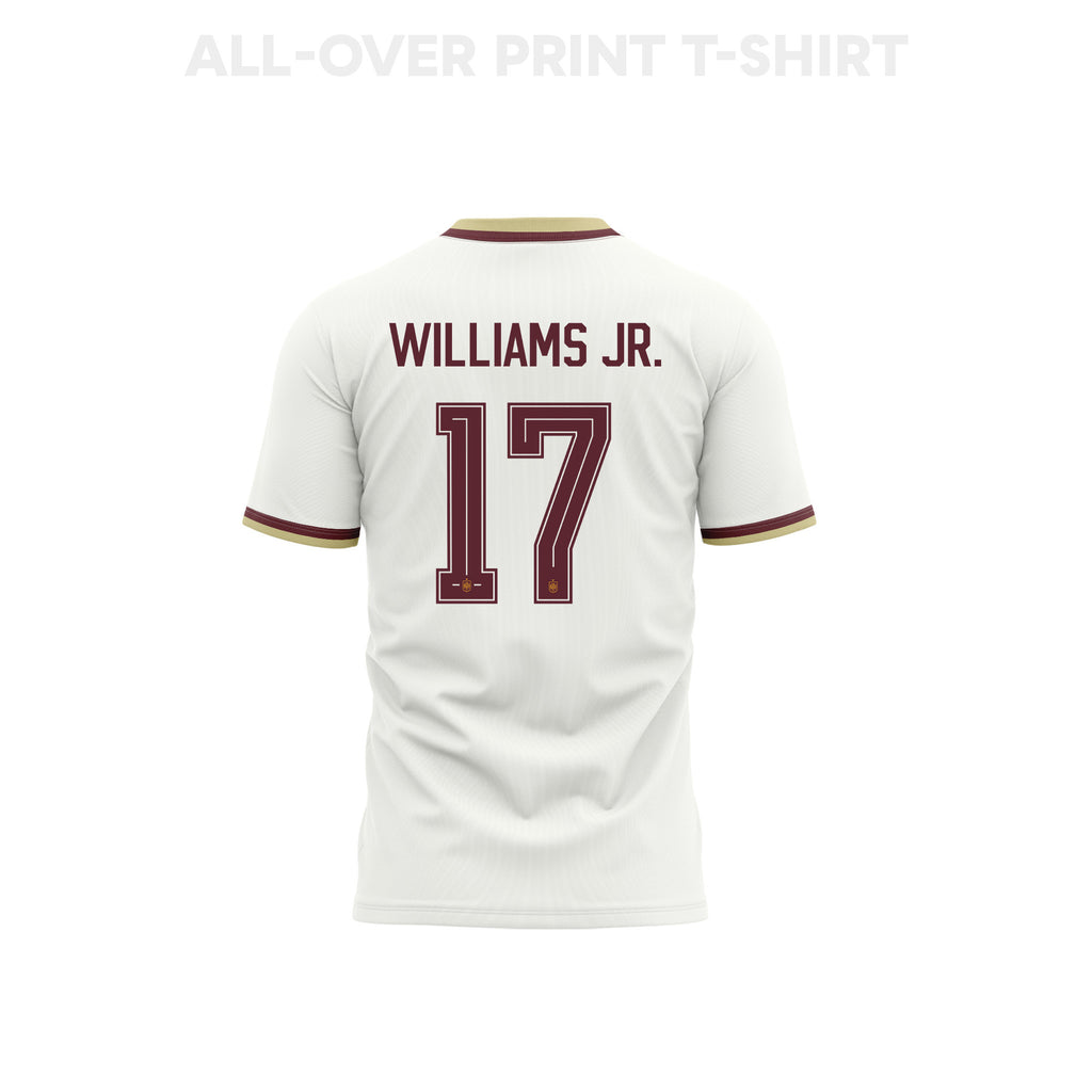 Nico Williams 17 Youth Spain 2026 Away 3D T-shirt Fully Printed – White