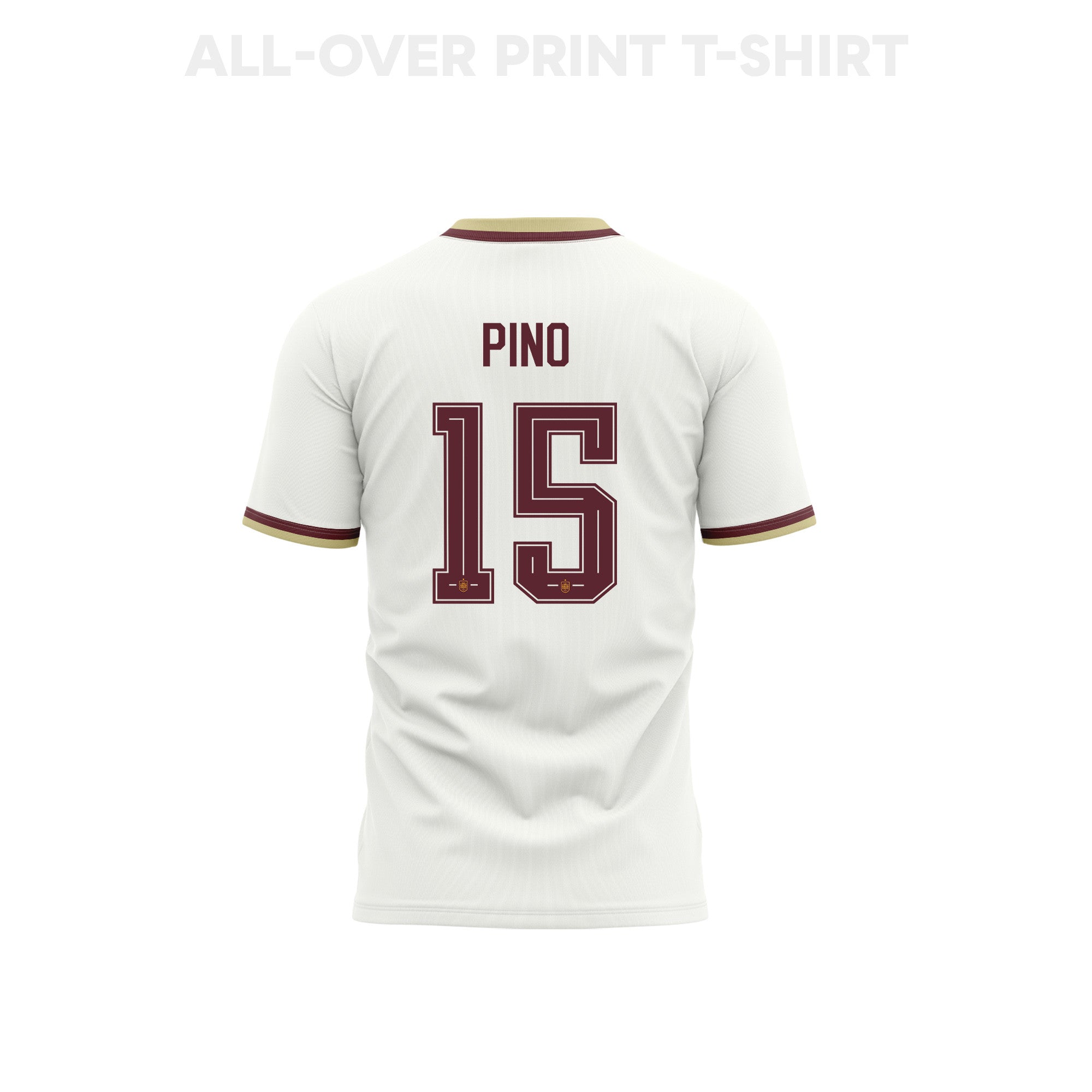 Yeremy Pino 15 Youth Spain 2026 Away 3D T-shirt Fully Printed – White