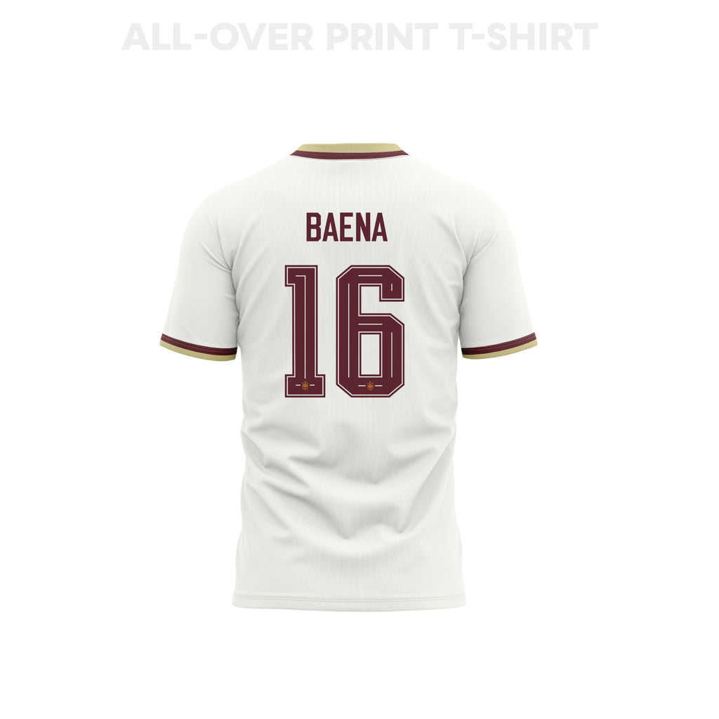 Alex Baena 16 Youth Spain 2026 Away 3D T-shirt Fully Printed – White