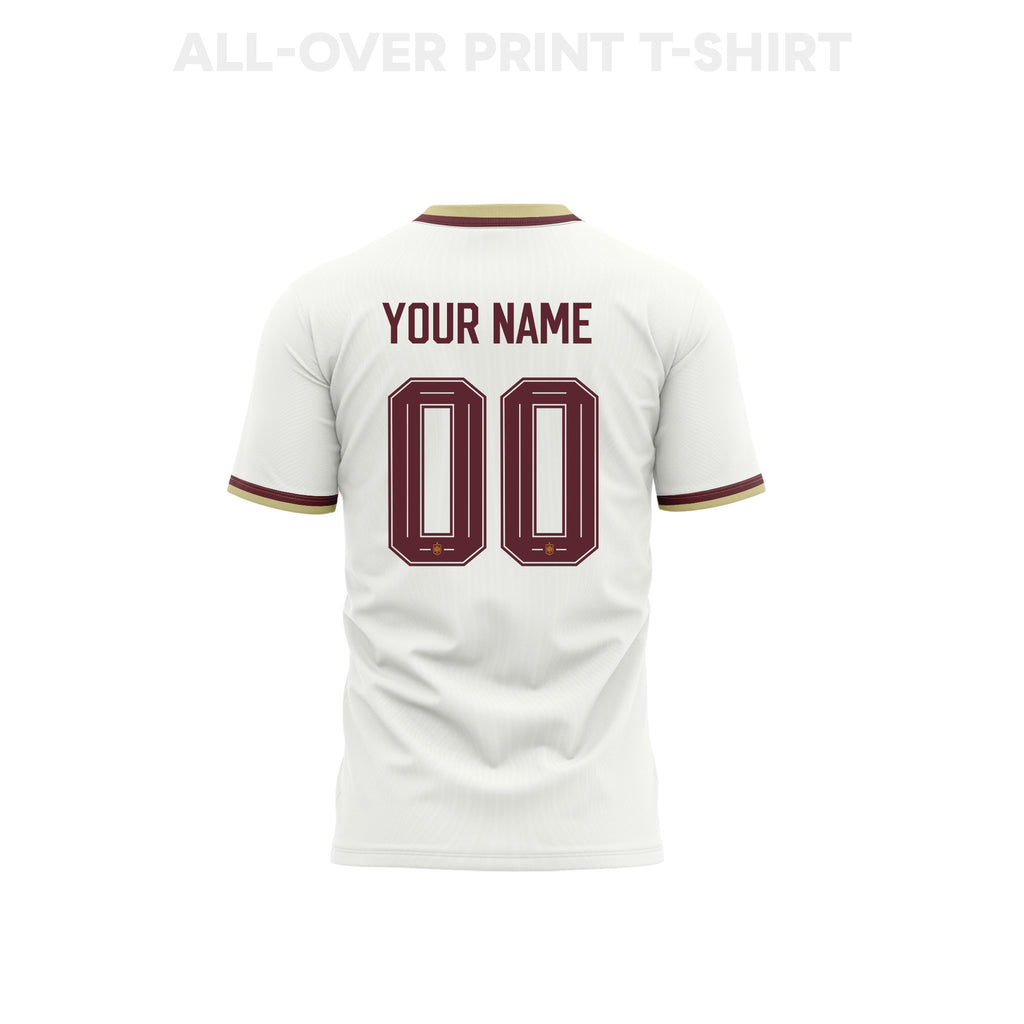 Spain 2026 Youth Away 3D T-shirt Fully Printed – Personalized – White