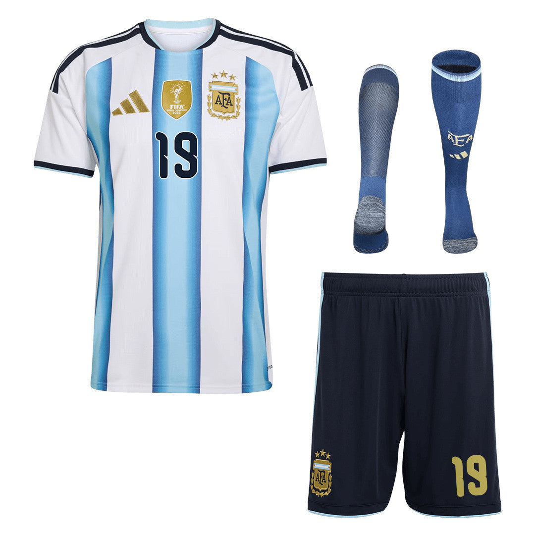 Nicolás Otamendi 19 Argentina 2026 Home Men Kit Set – White