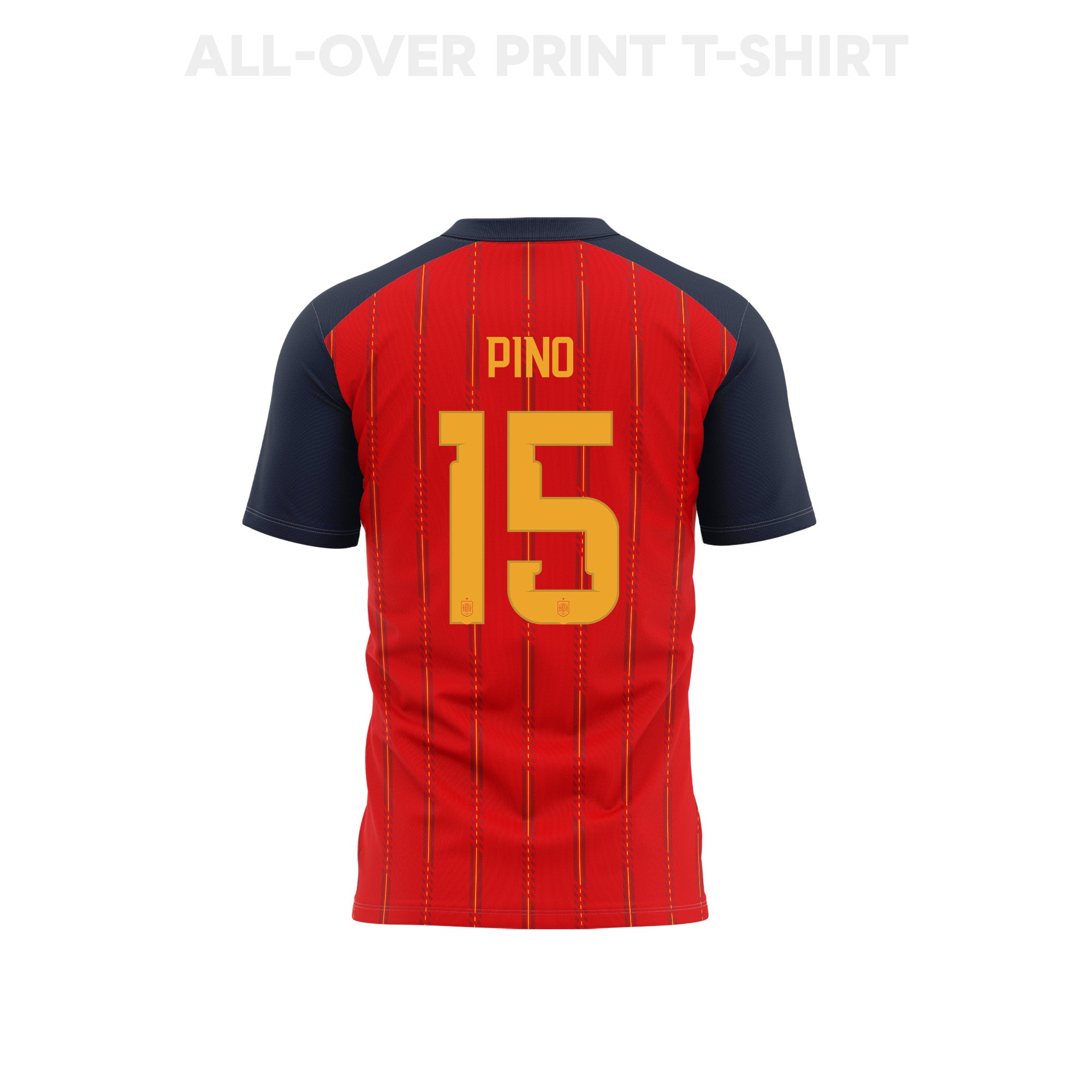 Yeremy Pino 15 Youth Spain 2026 Home 3D T-shirt Fully Printed – Red
