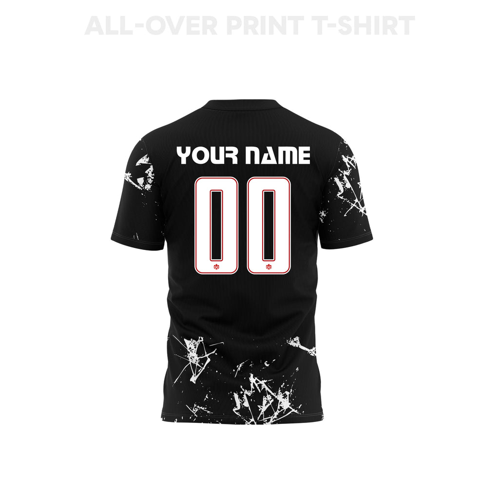 Canada 2026 Away 3D T-Shirt Fully Printed – Personalized – Unisex, Black