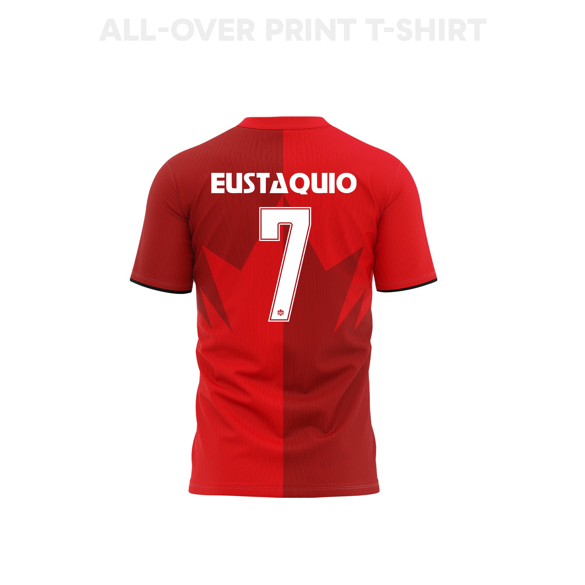 Stephen Eustáquio 7 Canada 2026 Home 3D T-Shirt Fully Printed – Unisex, Red