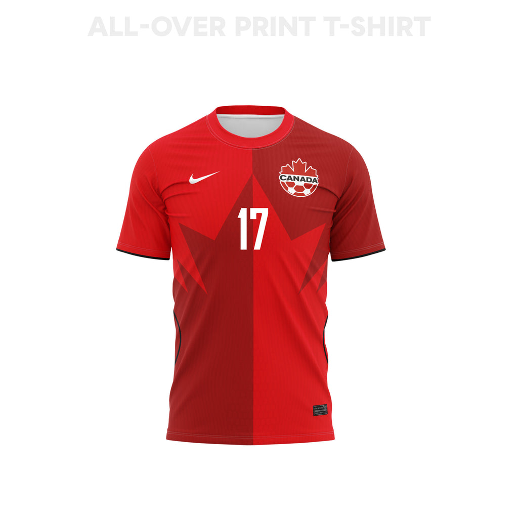 Kadeisha Buchanan 17 Youth Canada 2026 Home 3D T-shirt Fully Printed – Red