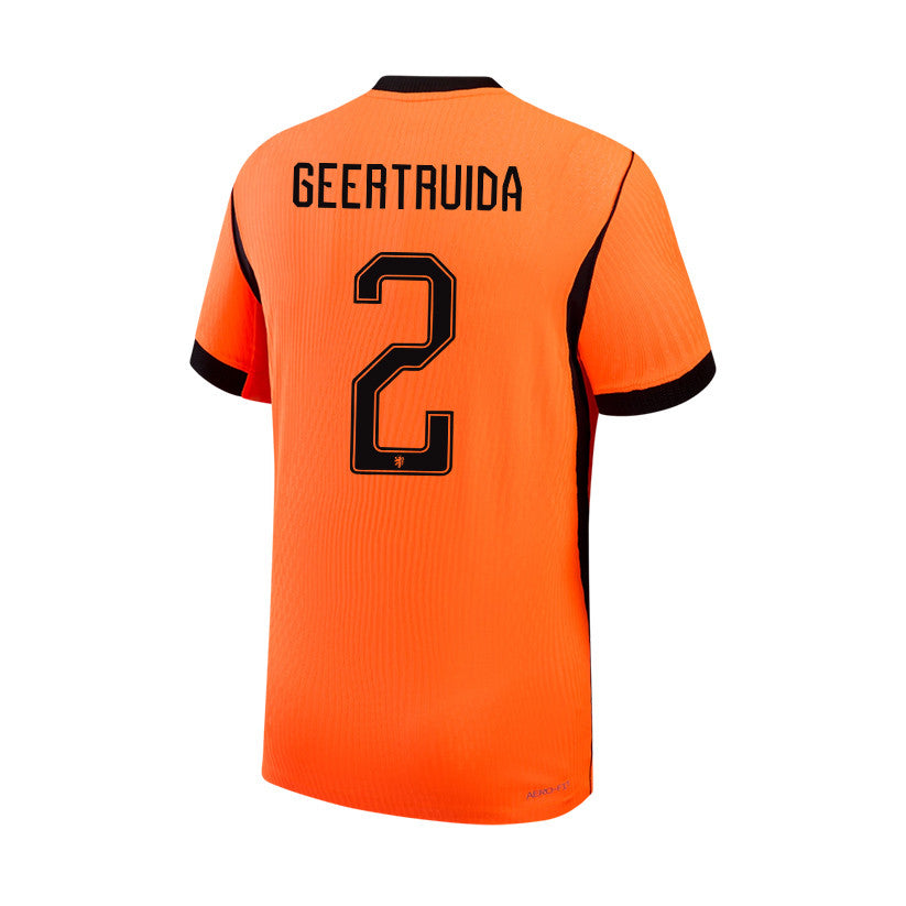 Lutsharel Geertruida 2 Netherlands 2026 YOUTH Home Jersey & Shorts Set - Orange