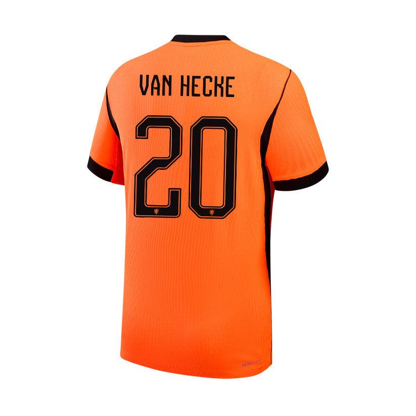 Jan Paul van Hecke 20 Netherlands 2026 YOUTH Home Jersey & Shorts Set - Orange