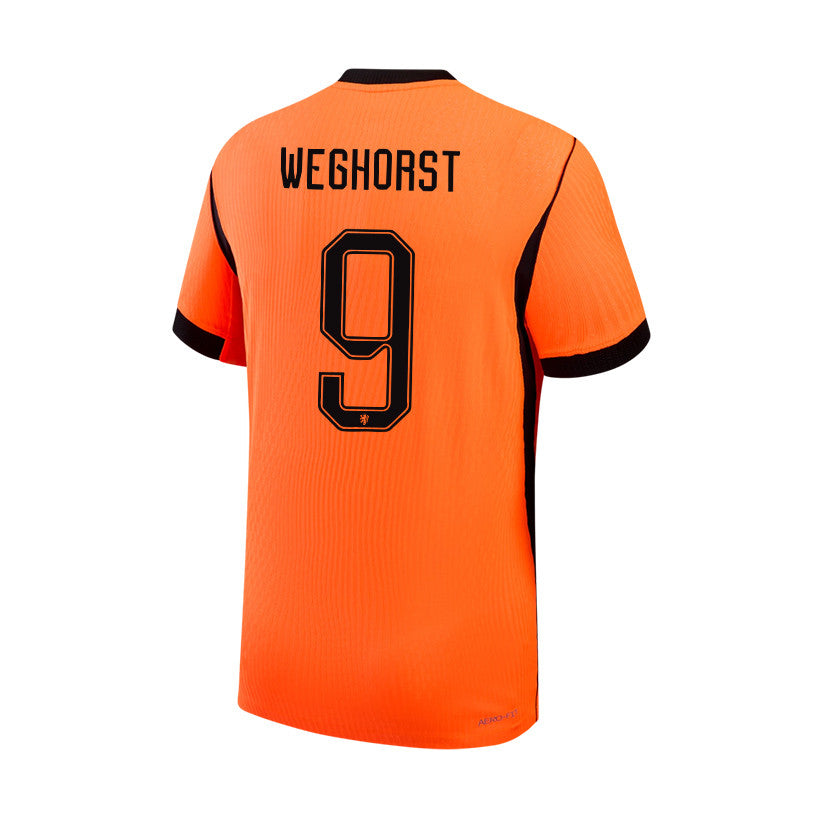 Wout Weghorst 9 Netherlands 2026 YOUTH Home Jersey & Shorts Set - Orange