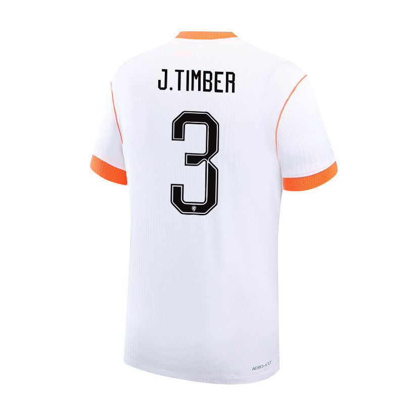Jurriën Timber 3 Netherlands 2026 Away Men Jersey & Shorts Set – White
