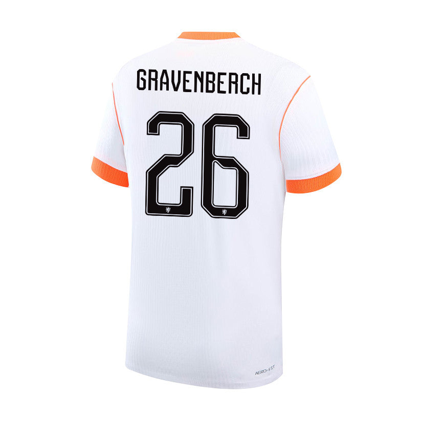 Ryan Gravenberch 26 Netherlands 2026 Away Men Jersey & Shorts Set – White