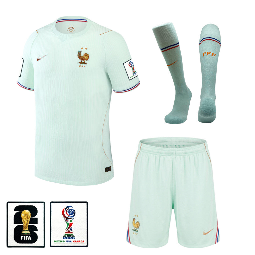 France 2026 Away Men Kit Set – Green