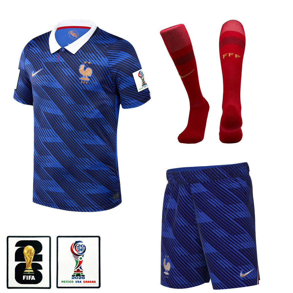 France 2026 Home Men Kit Set – Blue