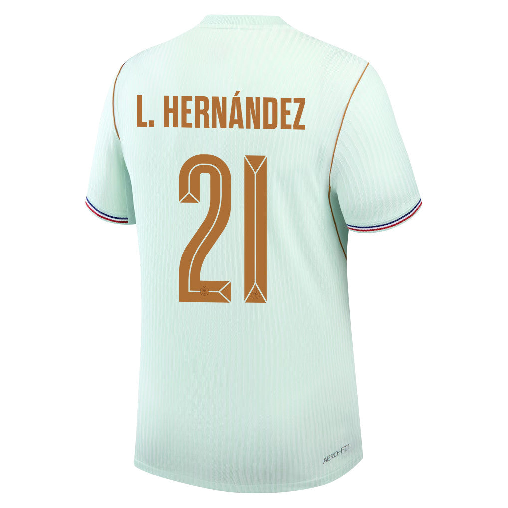 Lucas Hernández 21 France 2026 Away Men Jersey & Shorts Set – Green