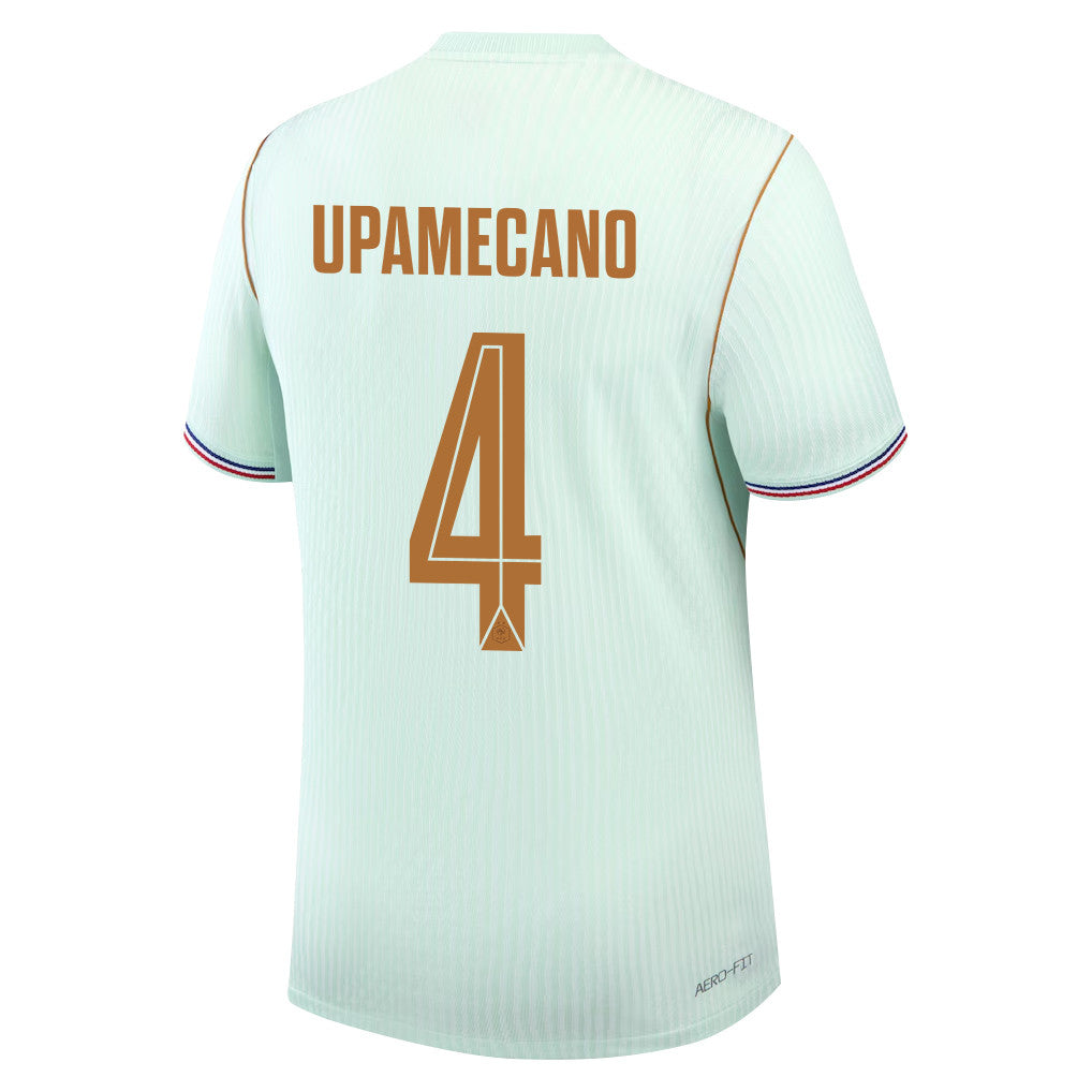 Dayot Upamecano 4 France 2026 Away Men Jersey & Shorts Set – Green