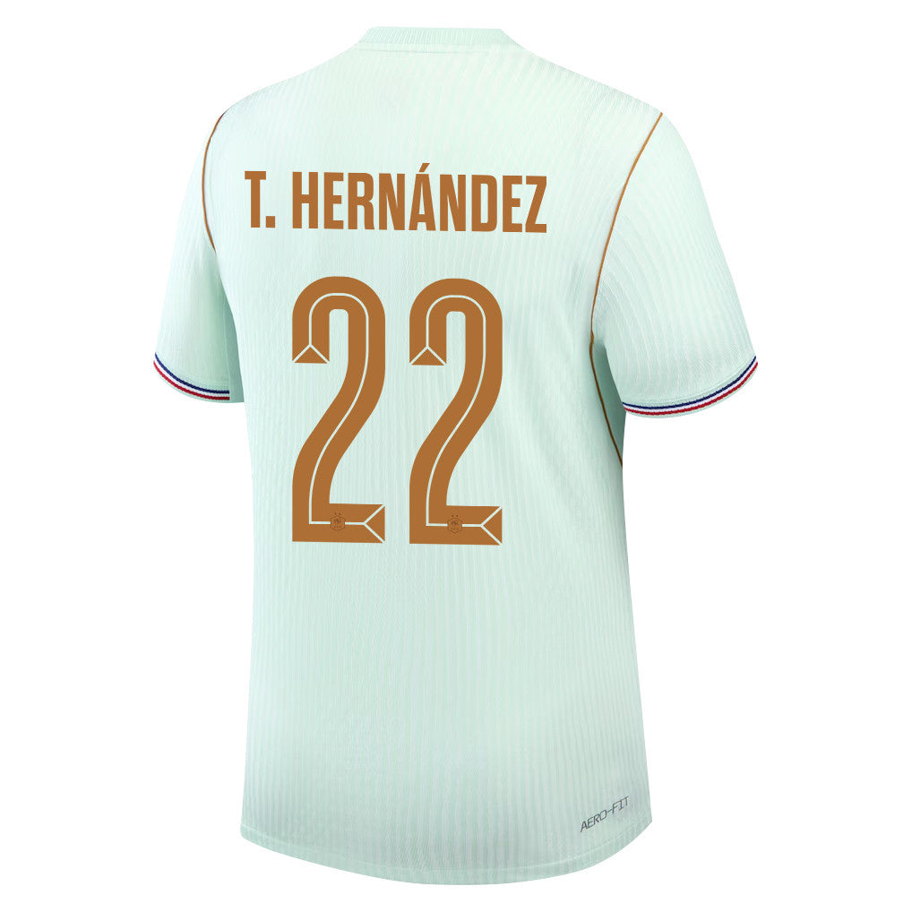 Theo Hernández 22 France 2026 Away Men Jersey & Shorts Set – Green