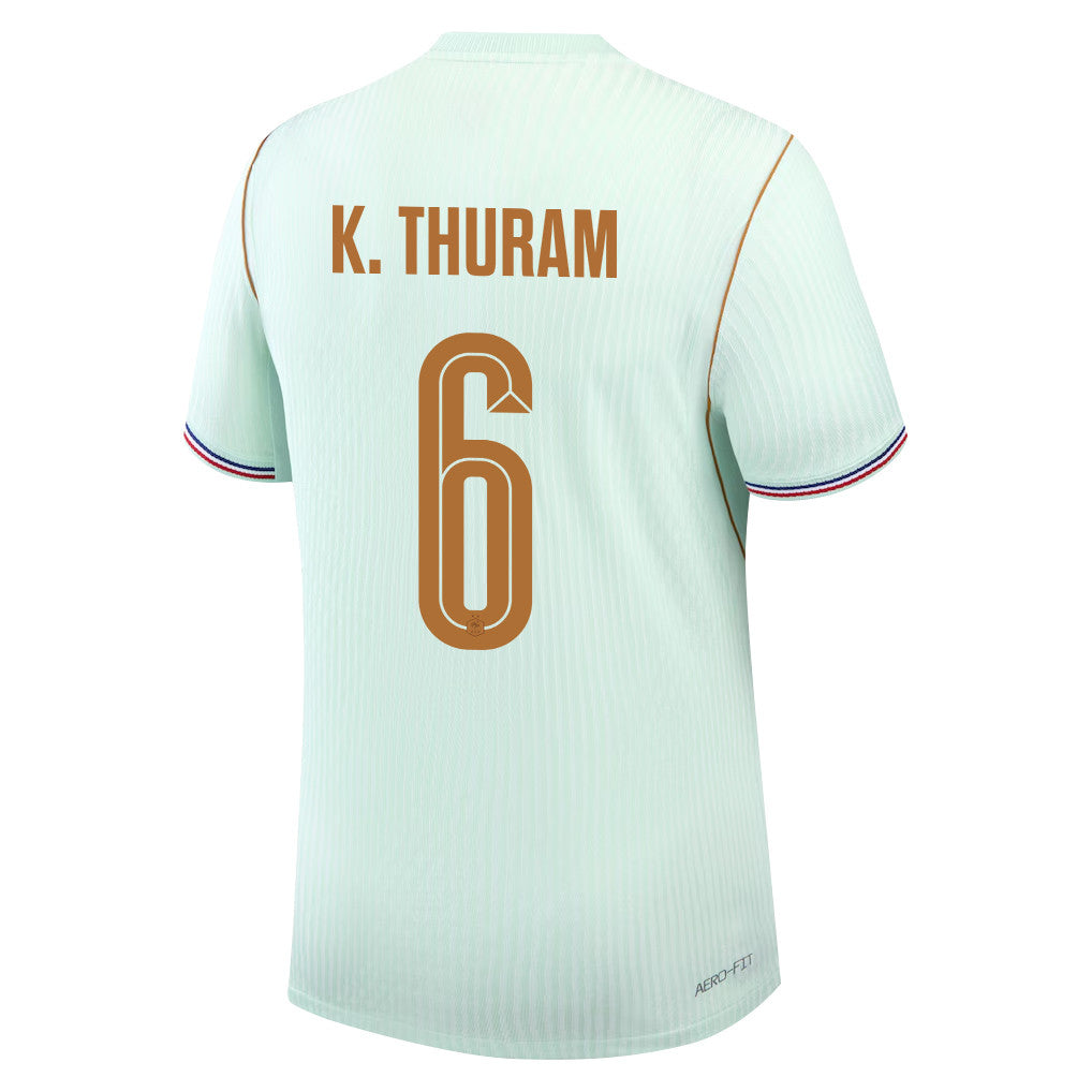 Khéphren Thuram 6 France 2026 Away Men Jersey & Shorts Set – Green