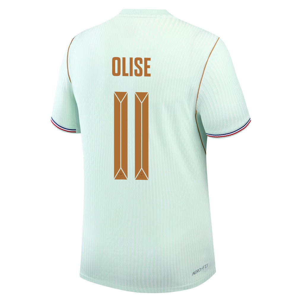 Michael Olise 11 France 2026 Away Men Jersey & Shorts Set – Green