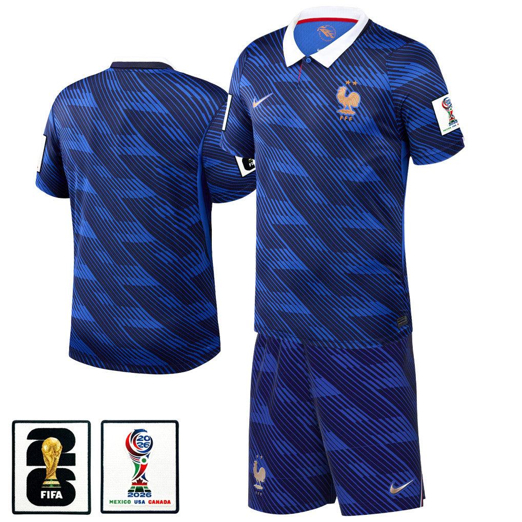 France 2026 Home Men Jersey & Shorts Set – Blue
