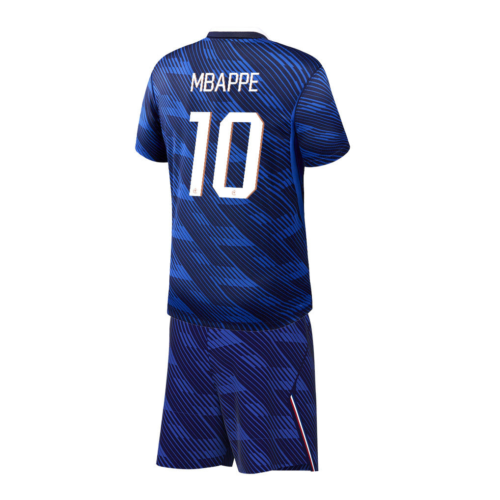 Kylian Mbappé 10 France 2026 Home Men Jersey & Shorts Set – Blue