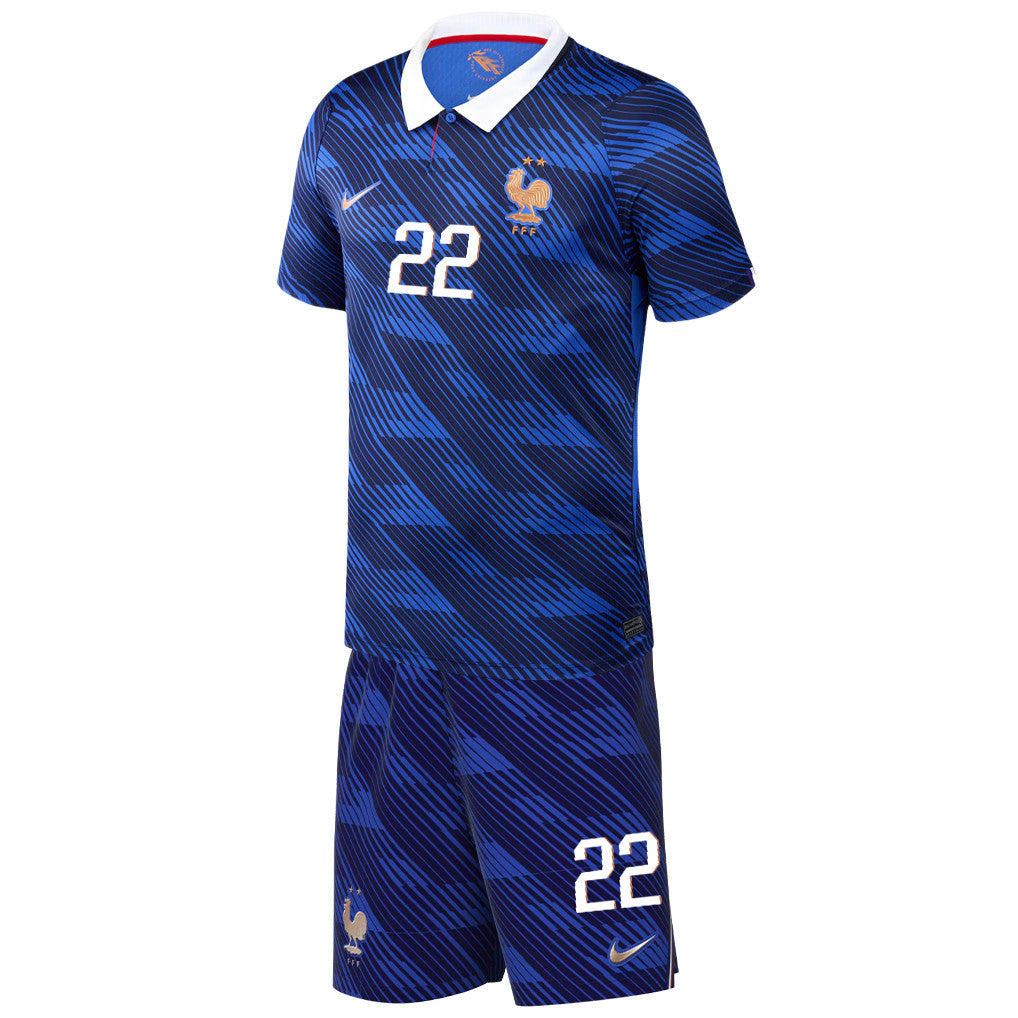 Theo Hernández 22 France 2026 Home Men Jersey & Shorts Set – Blue