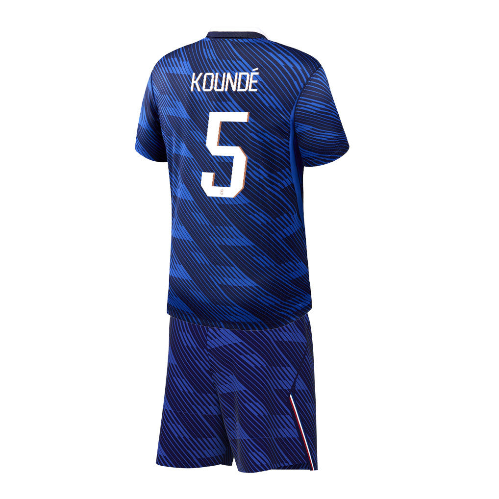 Jules Koundé 5 France 2026 Home Men Jersey & Shorts Set – Blue