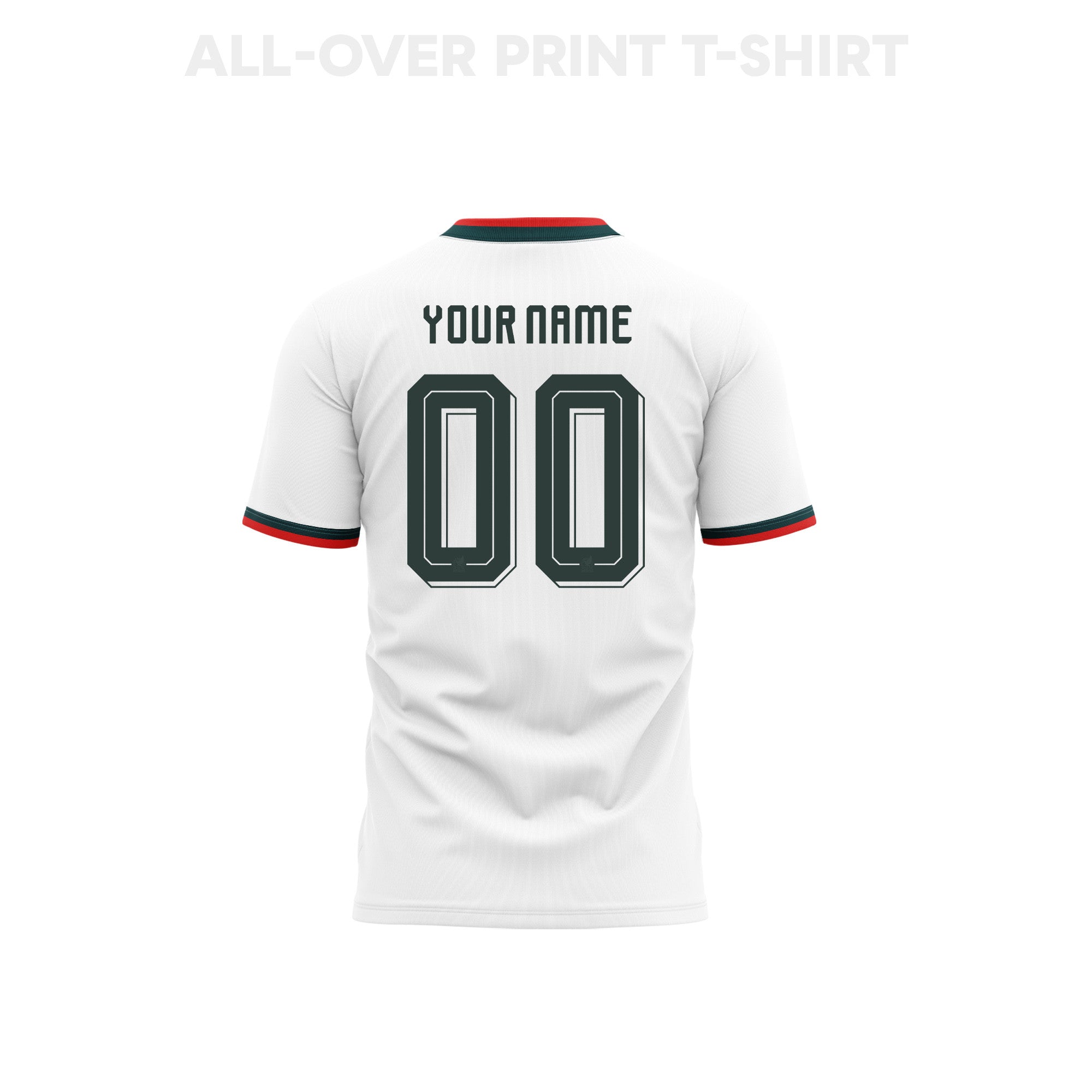 Mexico 2026 Away 3D T-Shirt Fully Printed – Personalized –Unisex, White