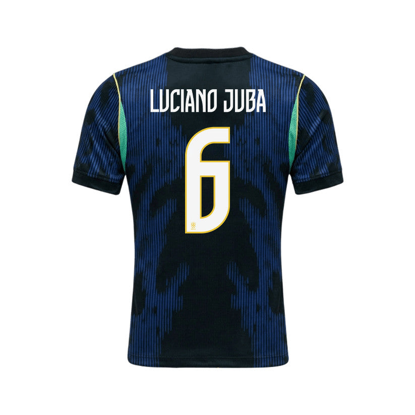 Luciano Juba 6 Brazil 2026 Away Men Jersey & Shorts Set – Blue