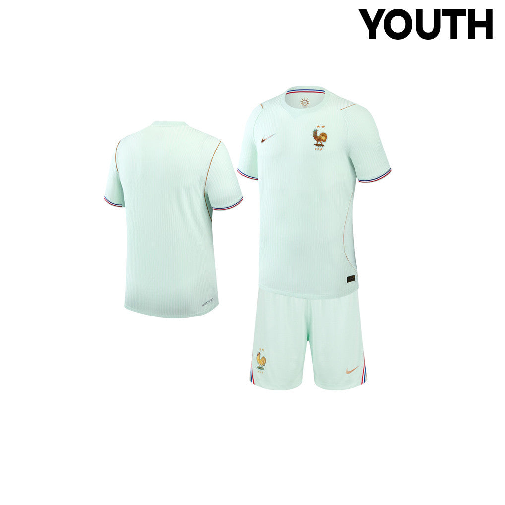 France 2026 YOUTH Away Jersey & Shorts Set - Green