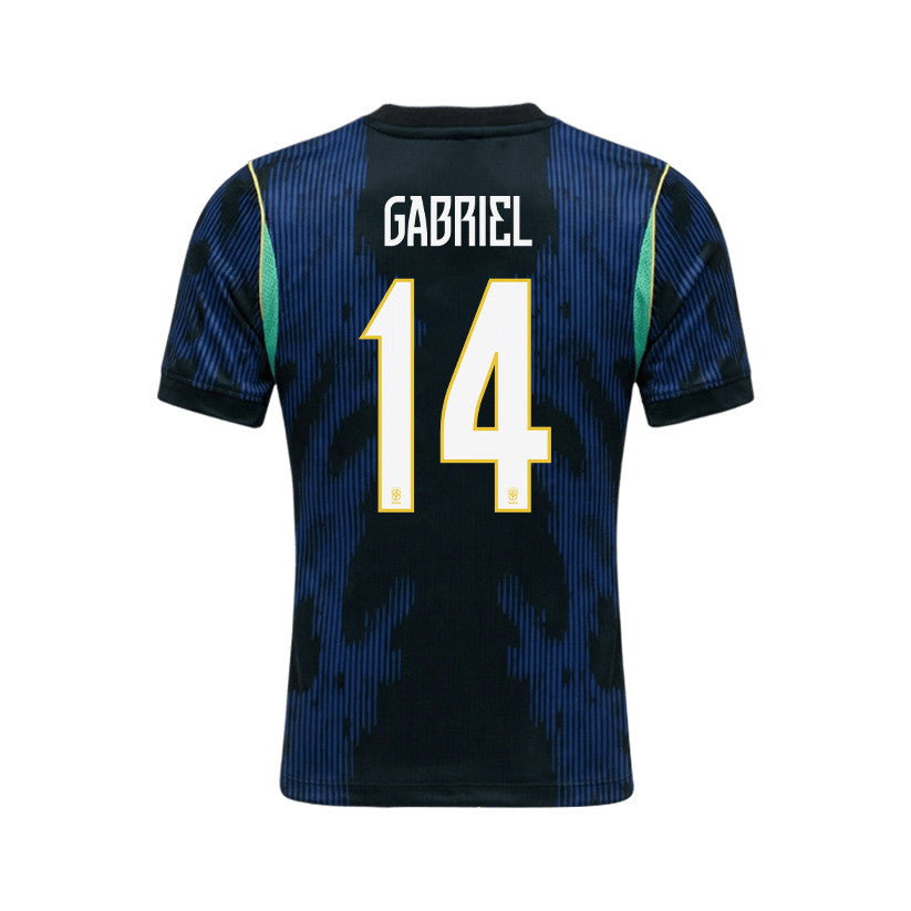 Gabriel Magalhães 14 Brazil 2026 Away Men Jersey & Shorts Set – Blue