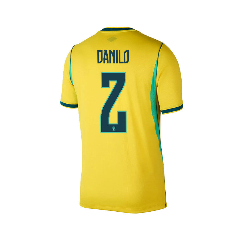 Danilo 2 Brazil 2026 Home Men Jersey & Shorts Set – Yellow
