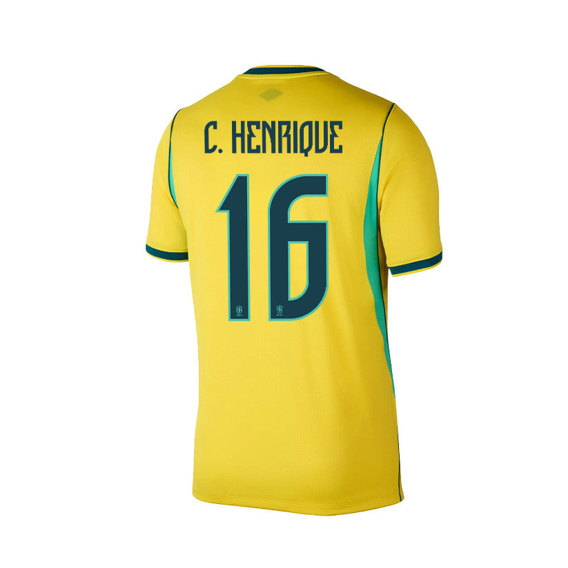 Caio Henrique 16 Brazil 2026 Home Men Jersey & Shorts Set – Yellow