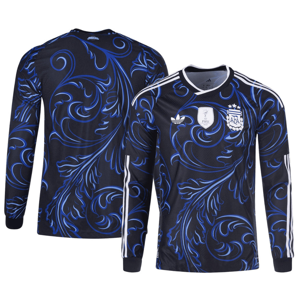 Argentina 2026 Away Long Sleeve Jersey - Black