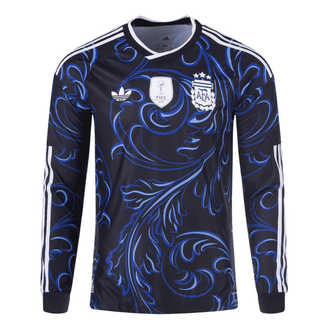 Argentina 2026 Away Long Sleeve Jersey - Black